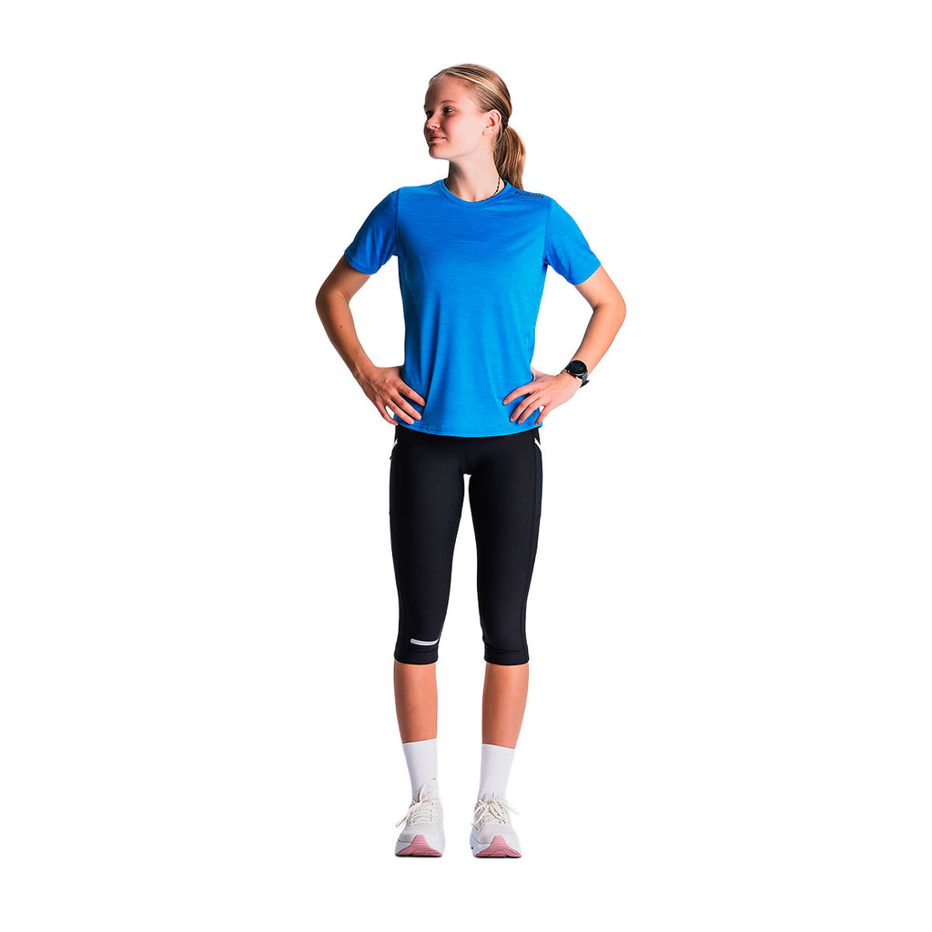 Unisex 3/4 tights med benafslutning og højtsiddende talje på model
