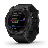 Garmin Fenix 7X Sapphire Solar + Lygte