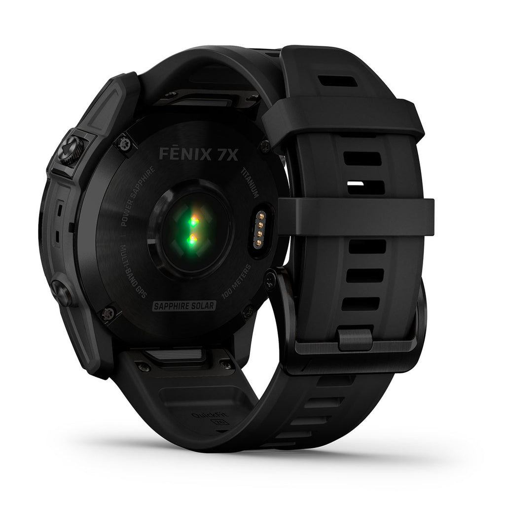 Garmin Fenix 7X Sapphire Solar + Lygte