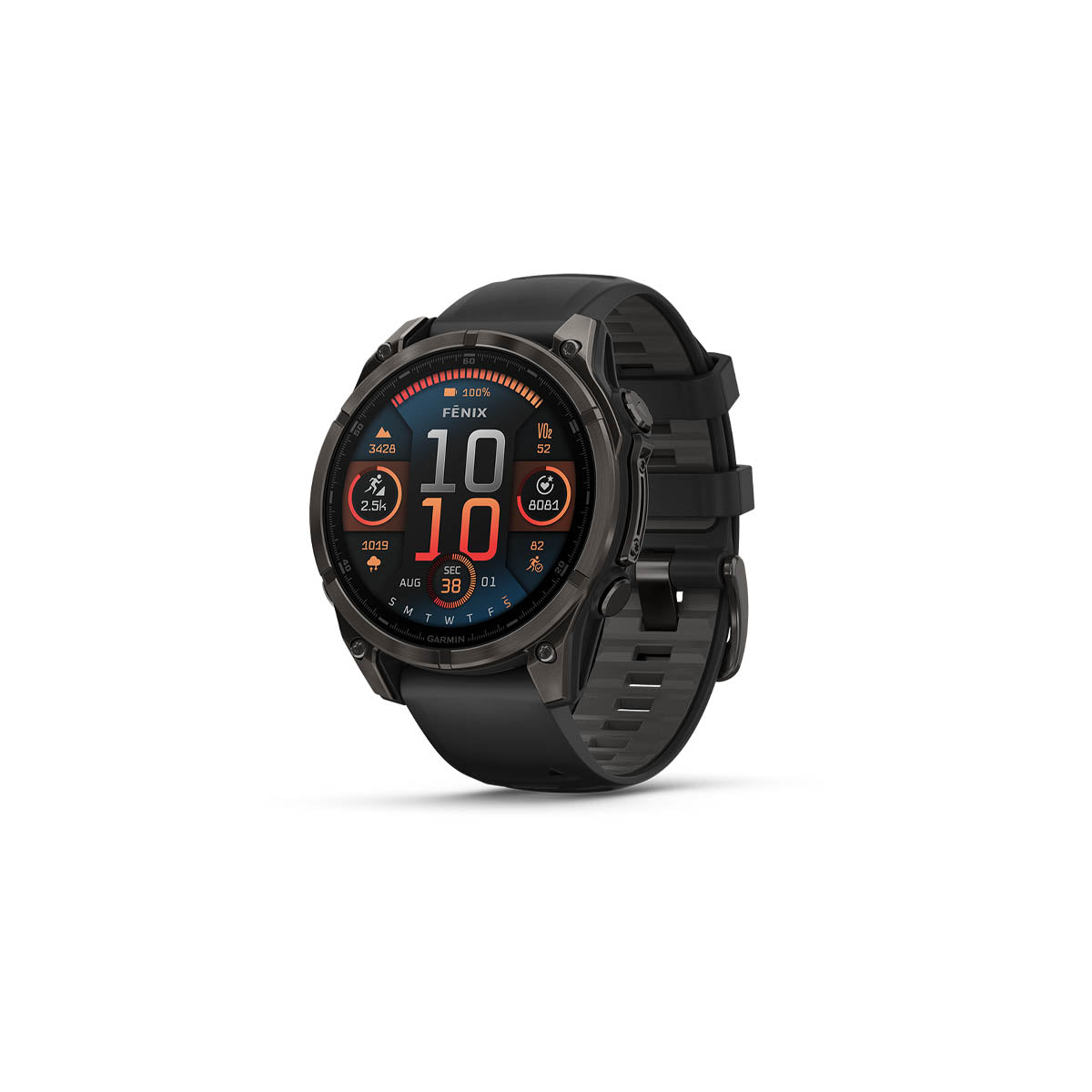 Garmin Fenix 8, 47 mm, AMOLED, Sapphire, Carbon Gray