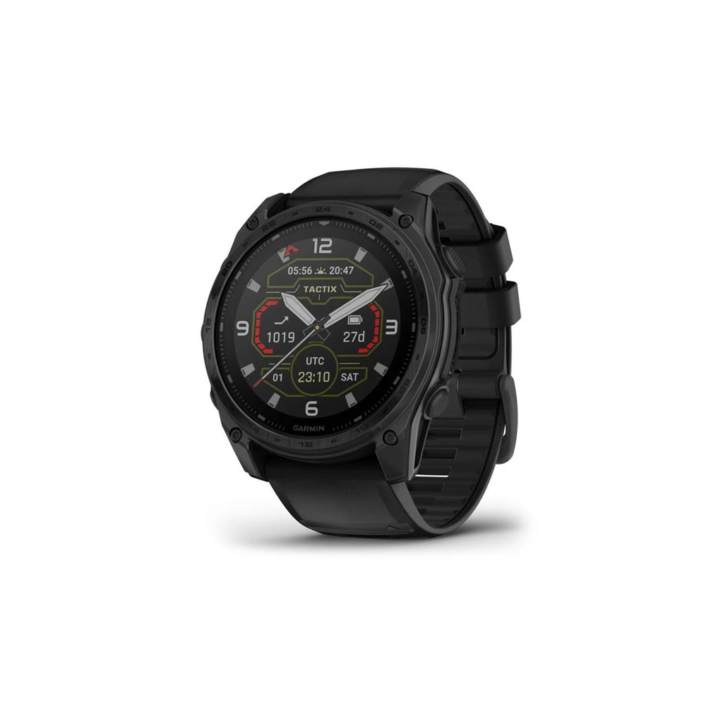 Garmin Tactic 8 Solar Sapphire ur med sort rem, 51 mm
