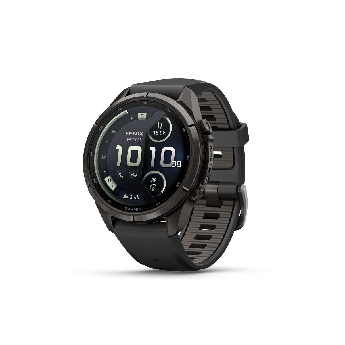 Garmin Fenix 9 Pro inReach smartwatch med 43 mm Ti DLC urkasse