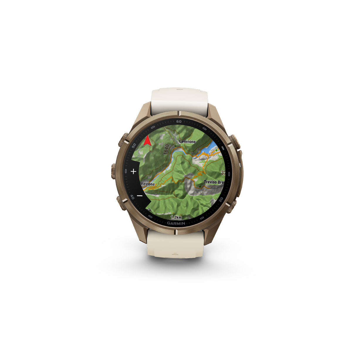 Garmin Fenix 9 Pro smartwatch med 43 mm titaniumkasse og kortskærm