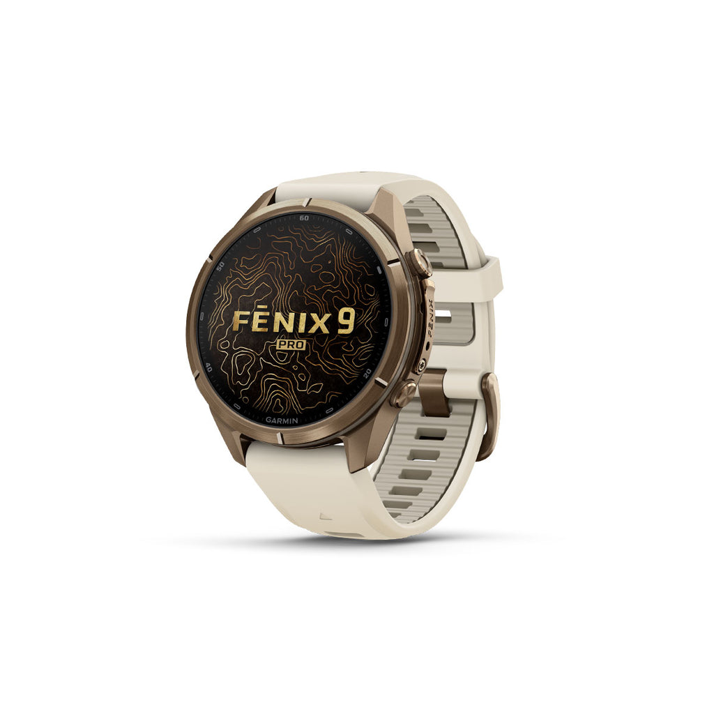 Garmin Fenix 9 Pro smartwatch med 43 mm titanium rem og skærm