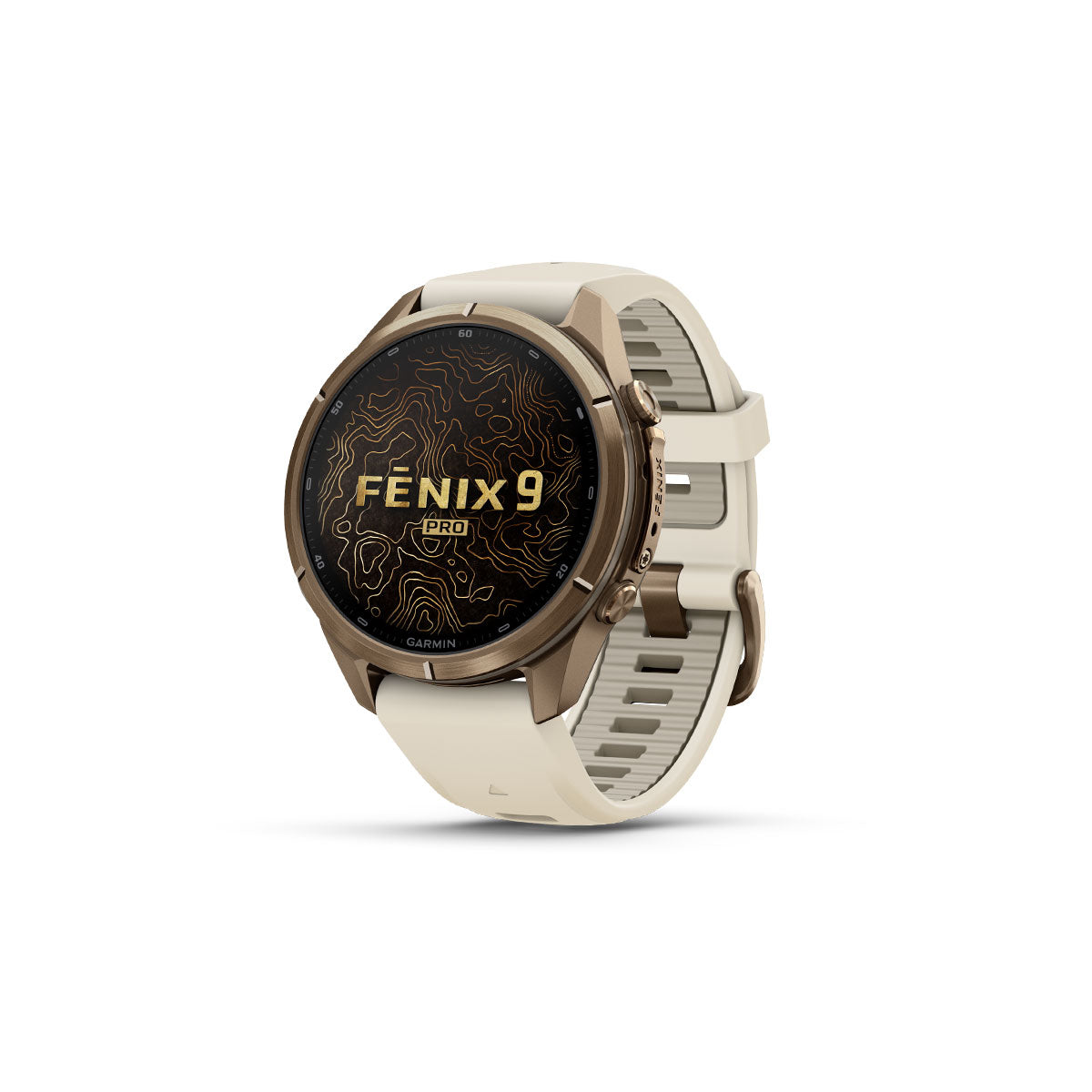 Garmin Fenix 9 Pro smartwatch med 43 mm titanium rem og skærm