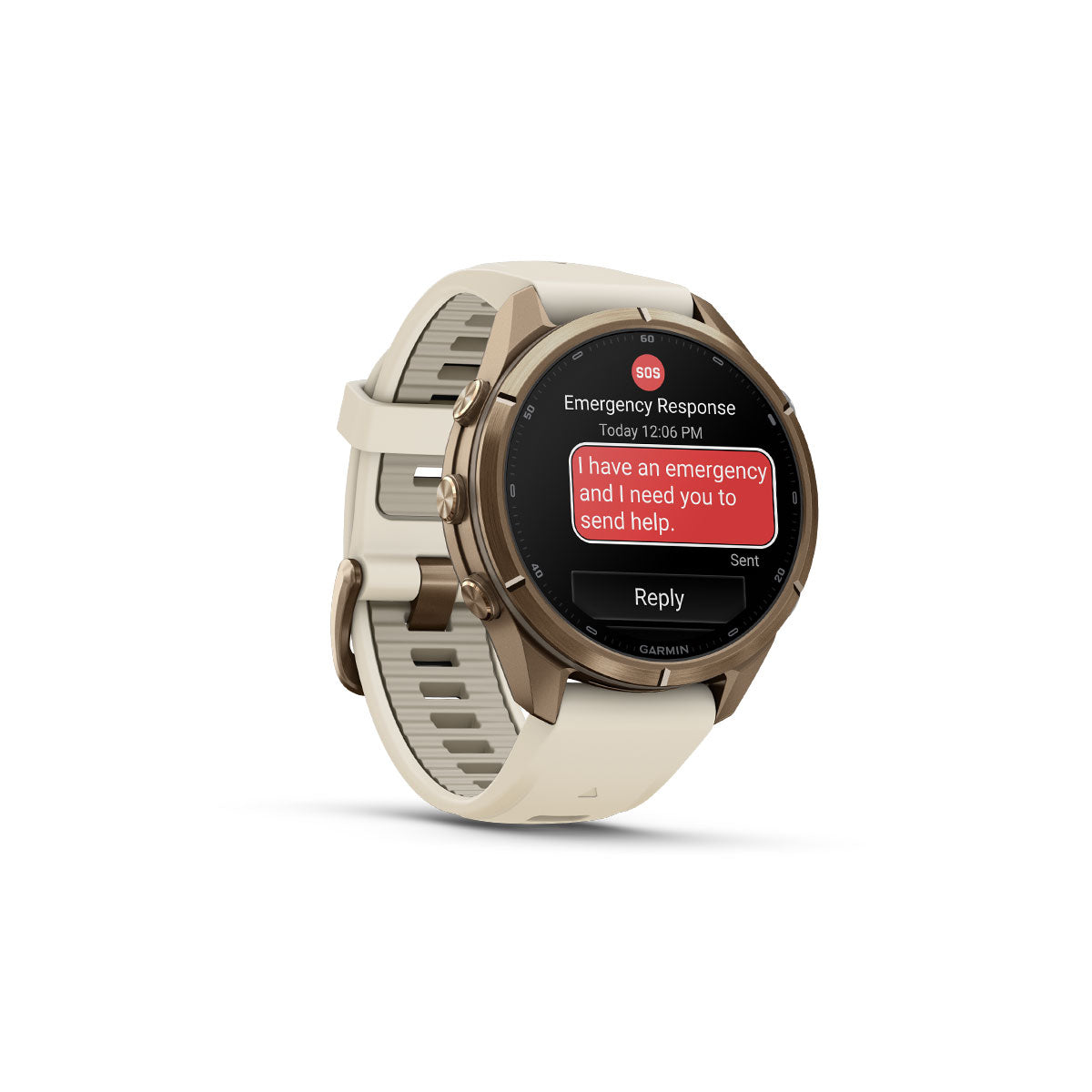 Garmin Fenix 9 Pro inReach ur med 43 mm titan og SOS-skærm