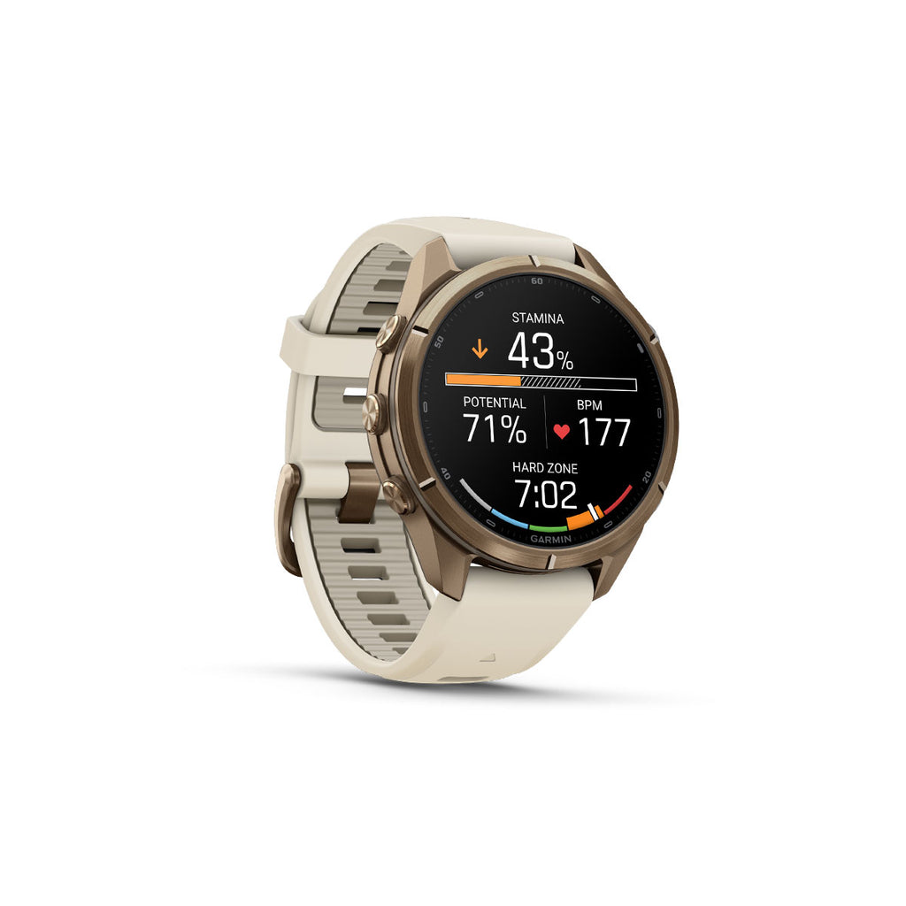 Garmin Fenix 9 Pro smartwatch med silikonerem og 43 mm display