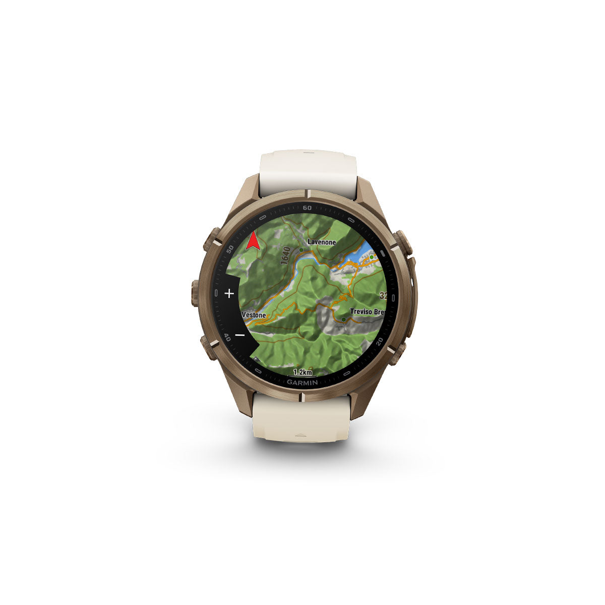 Garmin Fenix 9 Pro 43 mm Ti smartwatch med kortskærm og knapper