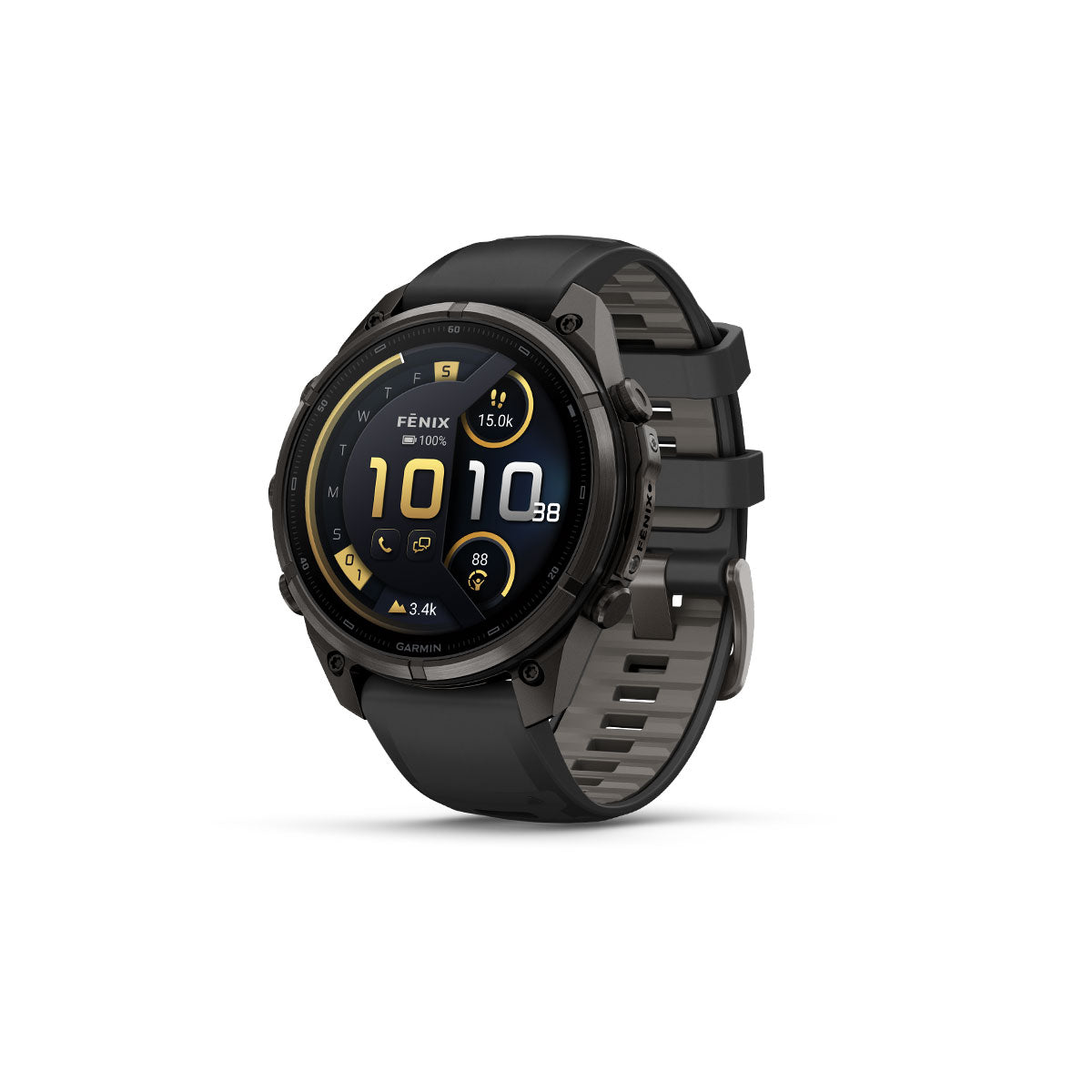 Garmin Fenix 9 Pro InReach smartwatch med sort rem og urskærm