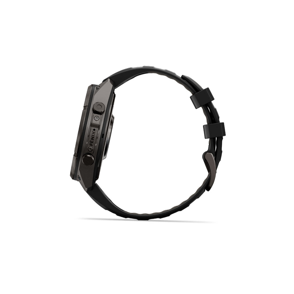 Garmin Fenix 9 Pro 47 mm DLC smartwatch med sort rem