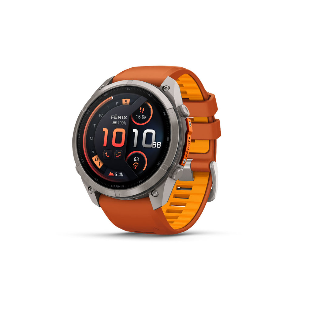 Garmin Fenix 9 Pro Smartwatch 51 mm i orange silikonerem