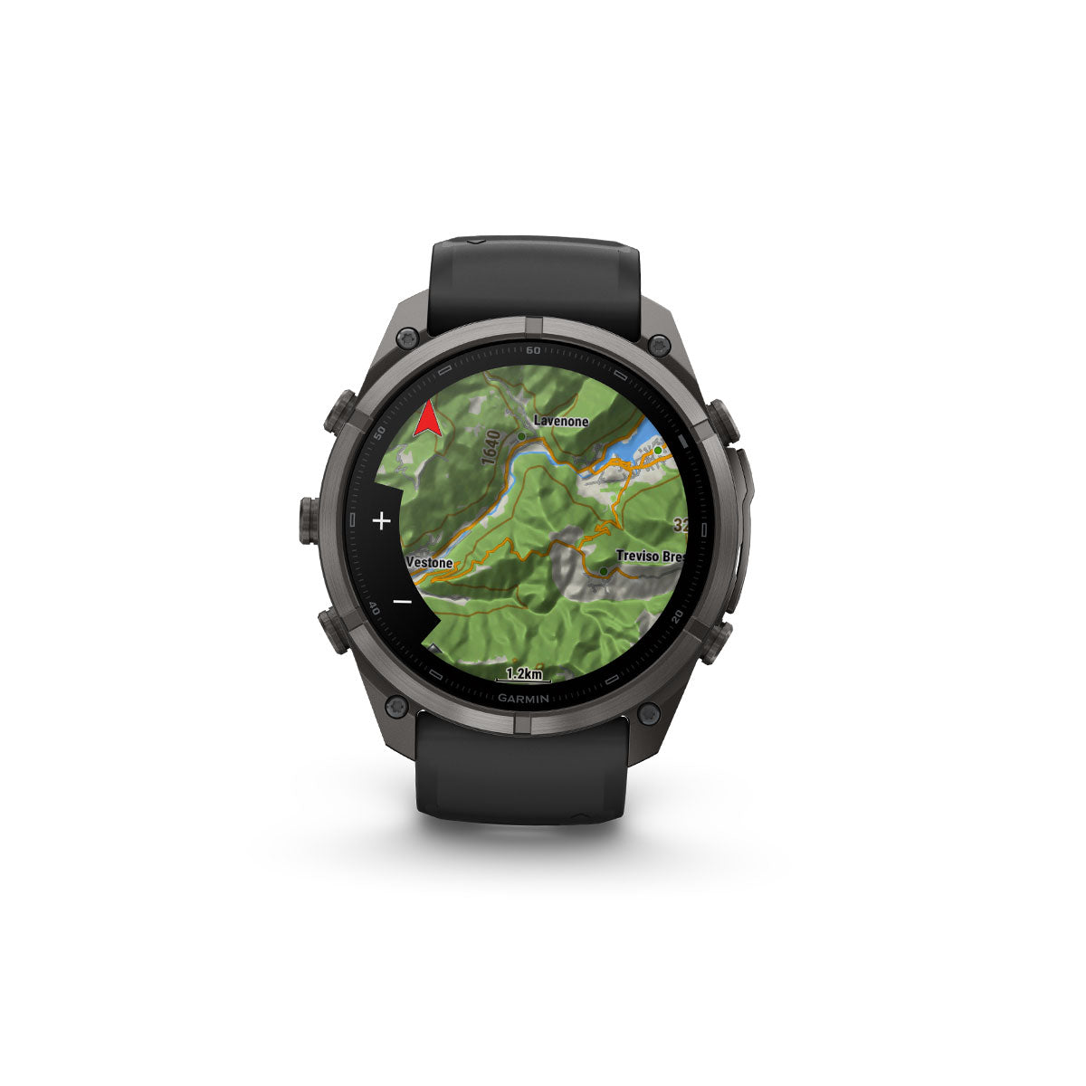 Garmin Fenix 9 Pro 51mm smartwatch med kortvisning på skærm