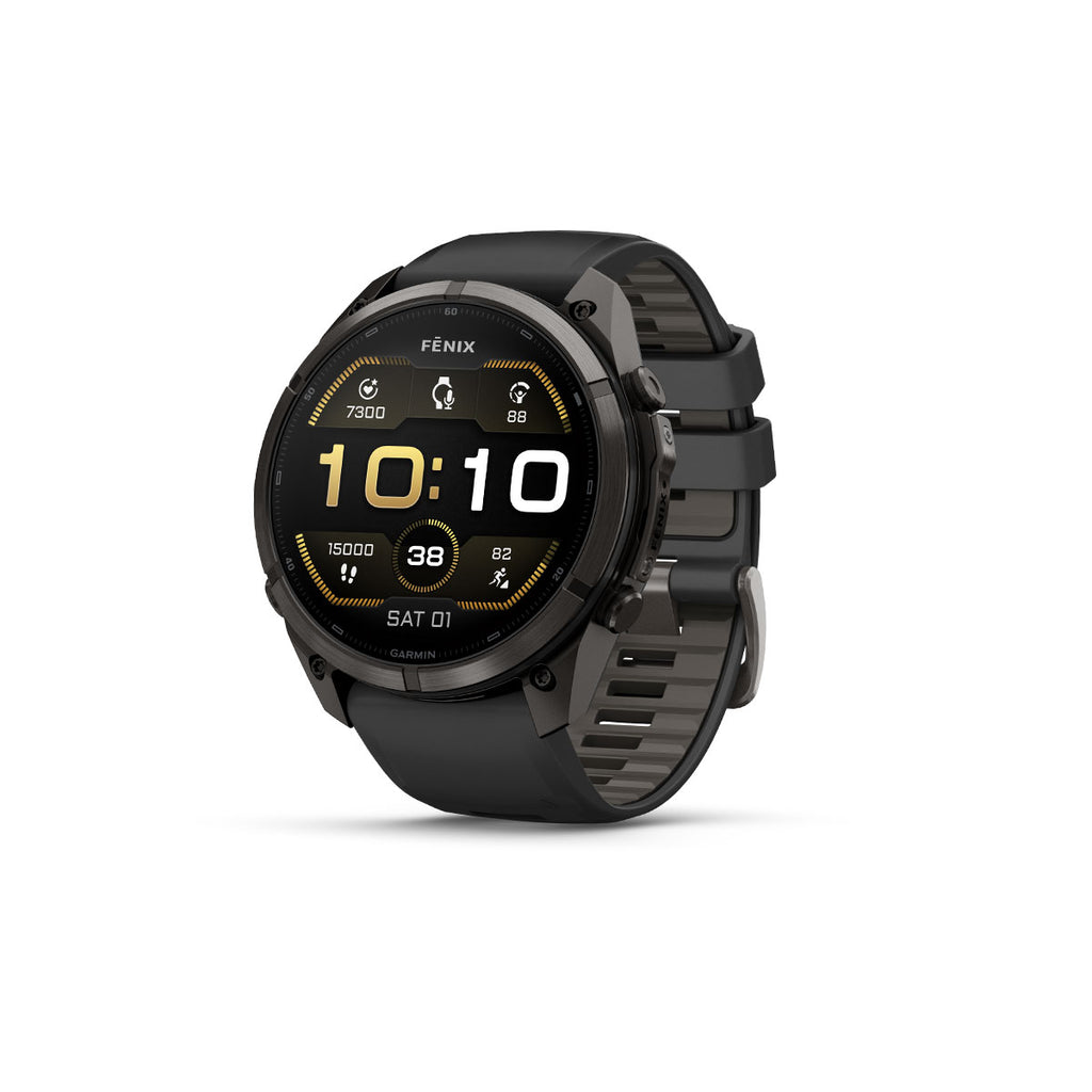 Garmin Fenix 9 Pro smartwatch med sort silikonerem 51 mm