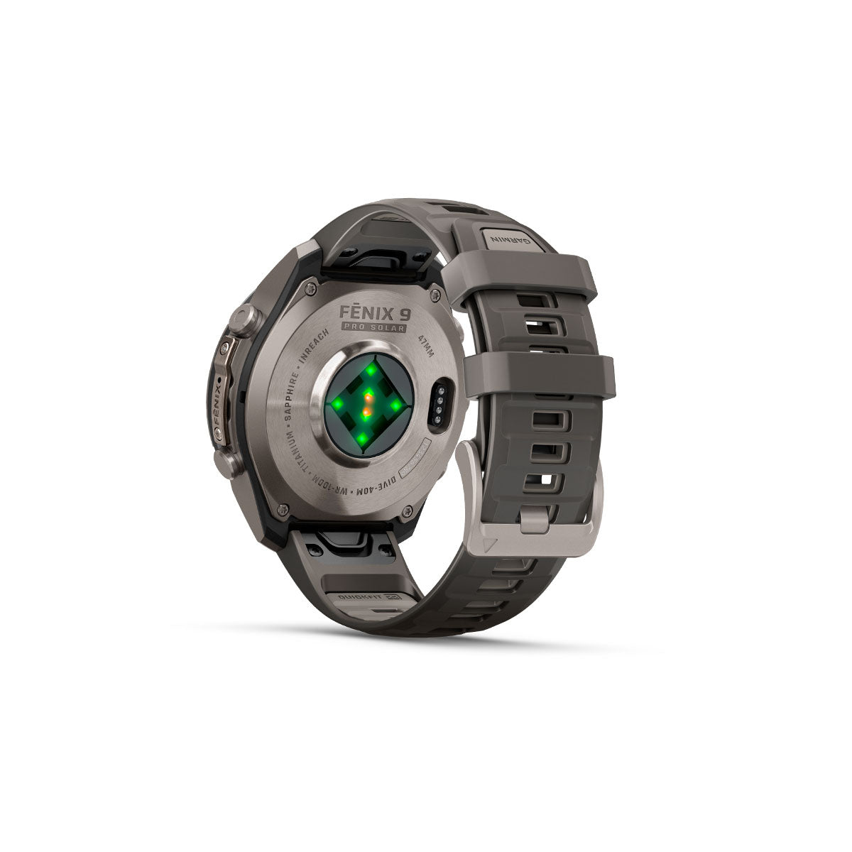 Garmin Fenix 9 Pro inReach smartwatch med display og silikonerem