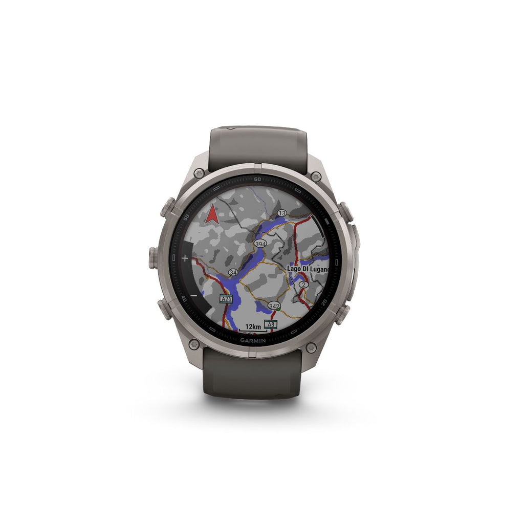 Garmin Fenix 9 Pro inReach smartwatch med kortskærm og urskive