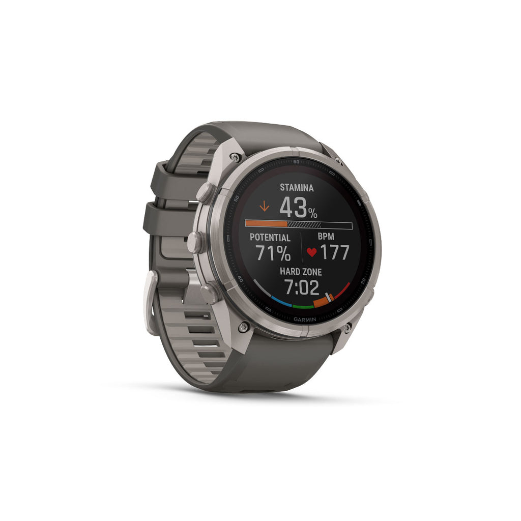 Garmin Fenix 9 Pro ur med 51 mm solar Ti-skærm og aktivitetsdata