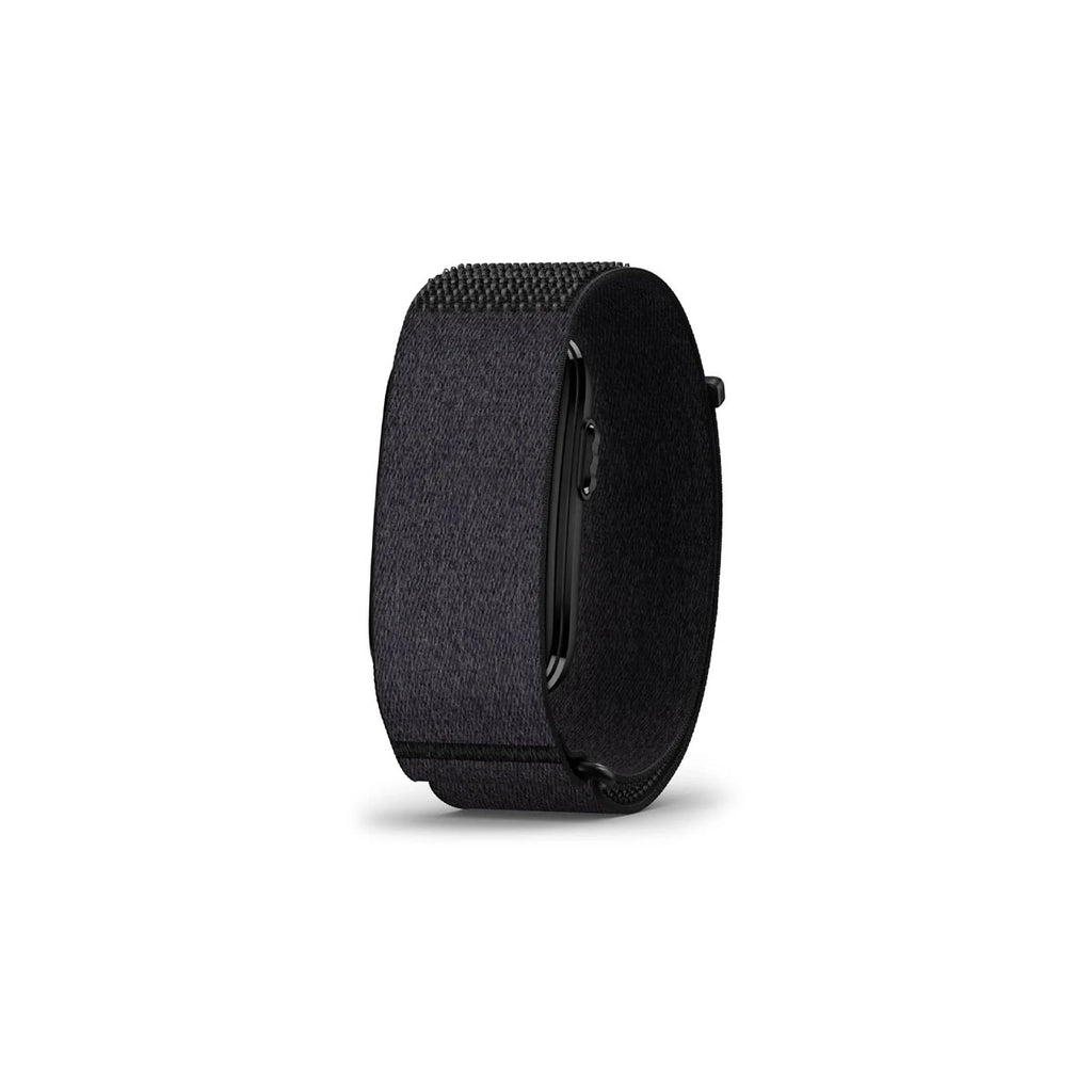 Garmin CIRQA smart band med sort tekstilrem og urkasse