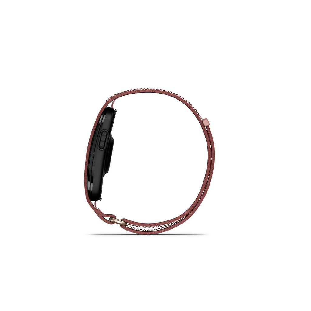Garmin CIRQA smart band S-M med vinrød rem og display