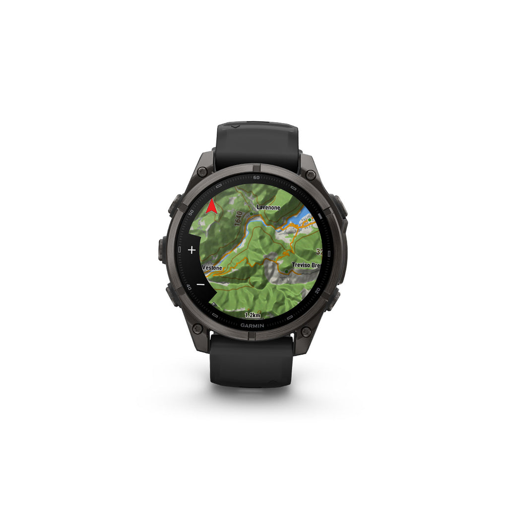 Garmin Fenix 9 smartur med kortdisplay og 47 mm urkasse