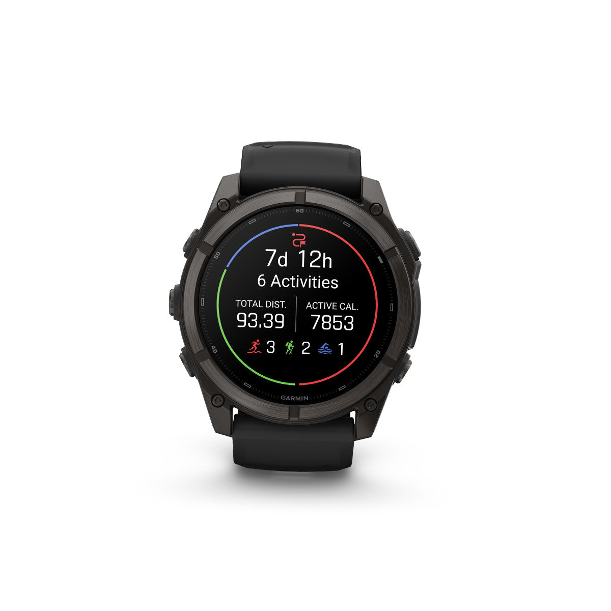Garmin Fenix 9 smartwatch med sportsskærm og 51 mm urkasse