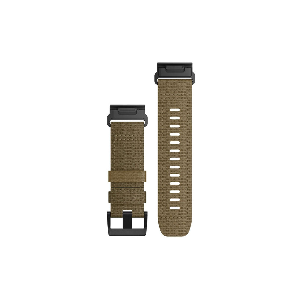 Garmin Quickfit urrem 26 mm i coyote tan nylon med spænde