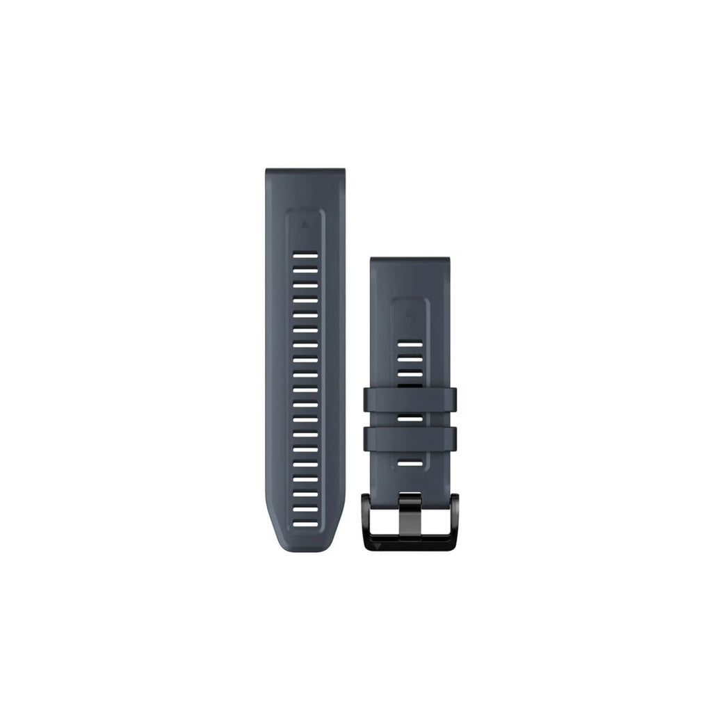 Garmin Quickfit 26 mm silikoneurrem i granite blue, med spænde