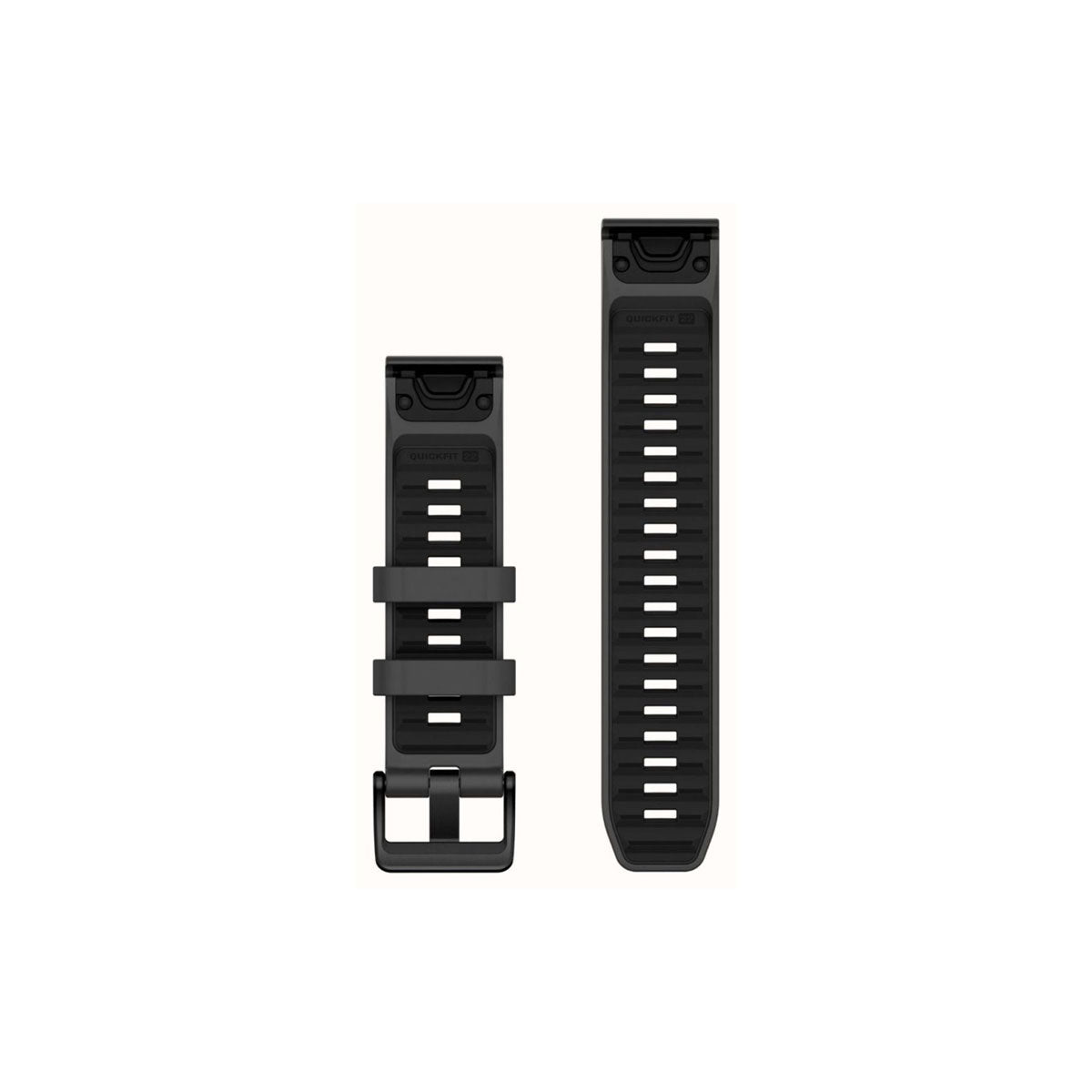 Garmin Quickfit urrem 22mm Graphite/Sort Silikone
