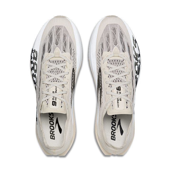 Brooks Hyperion Elite 6 løbesko set forfra med snørebånd