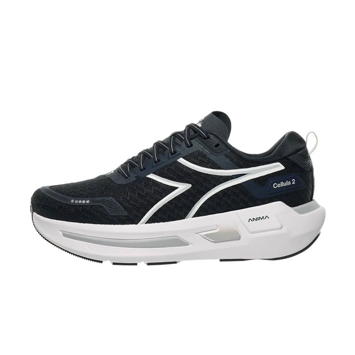 Diadora Cellula 2 Herre løbesko i sort og hvid