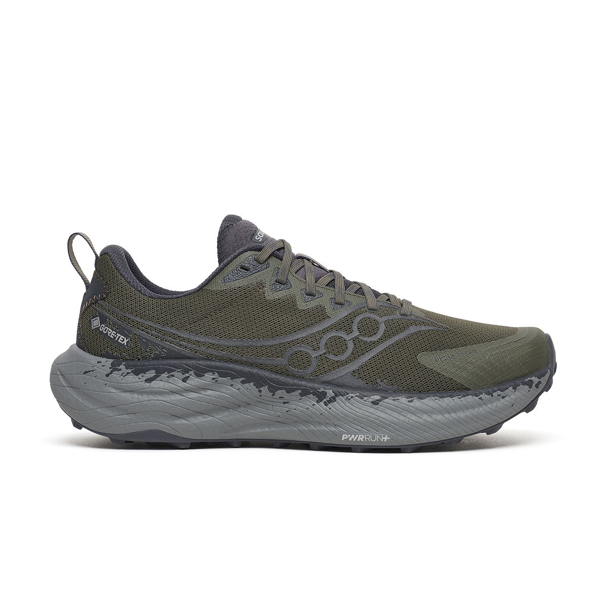 Saucony Ride TR3 GTX herre trailsko i grøn og grå farve