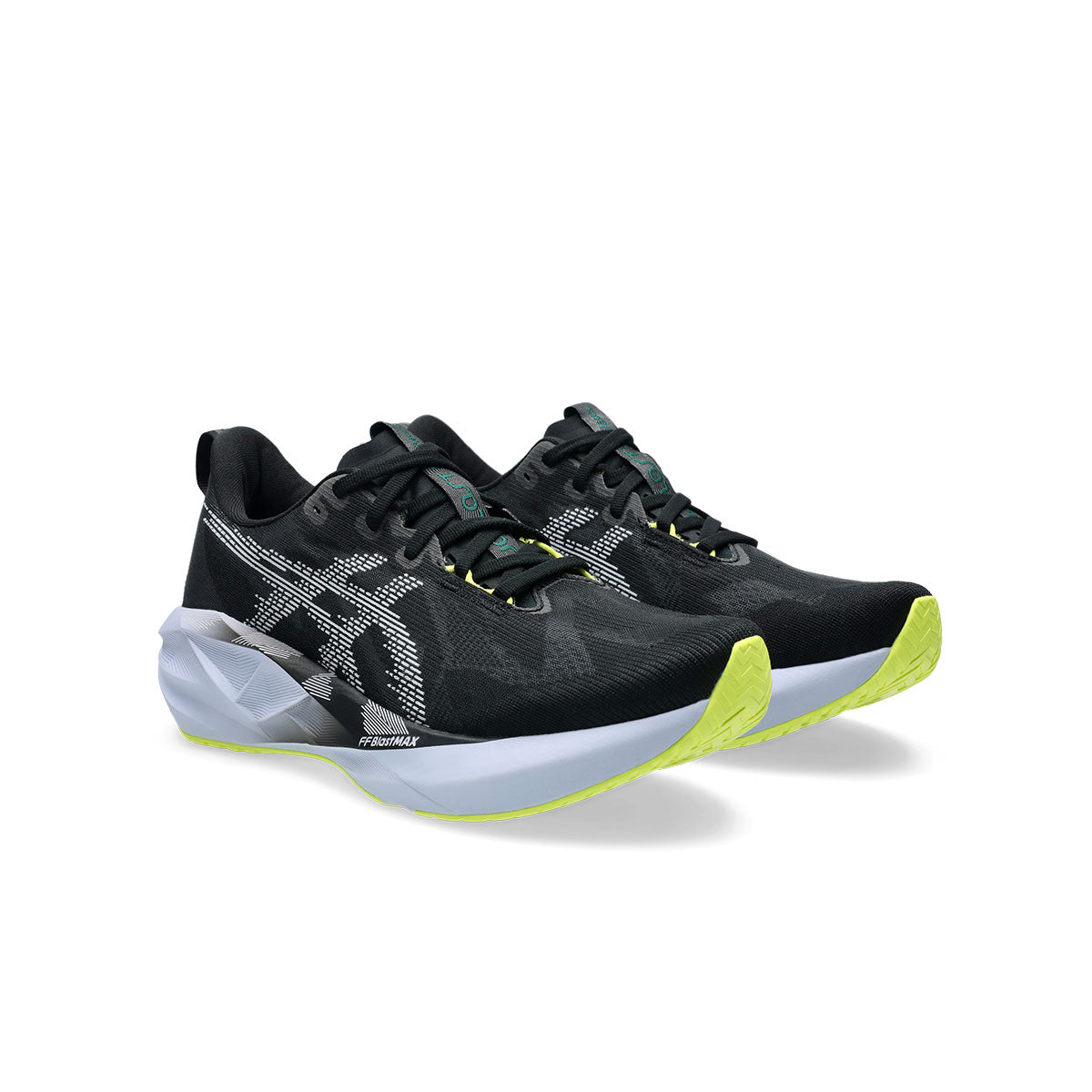 ASICS Novablast 5 Herre løbesko i sort og grøn