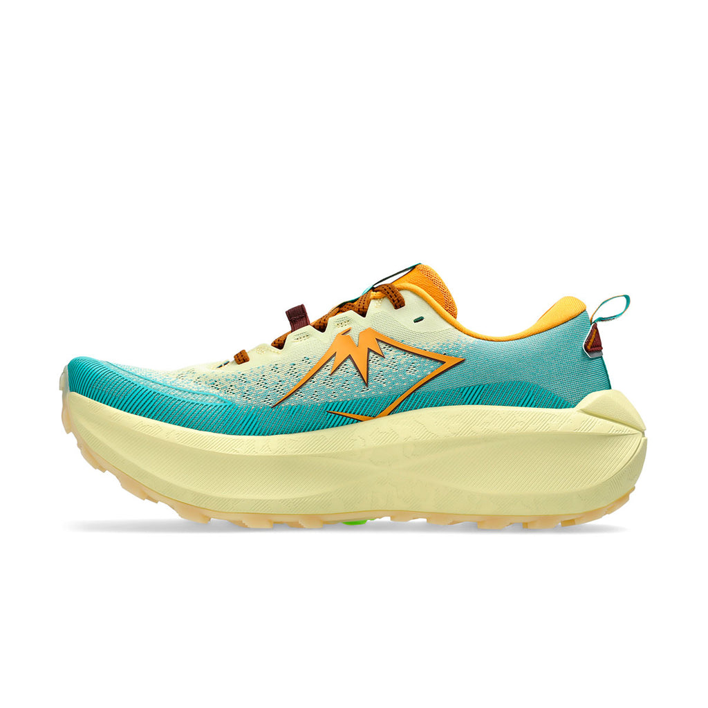 ASICS Trabuco Max 4 herre trailsko i blå og orange farver