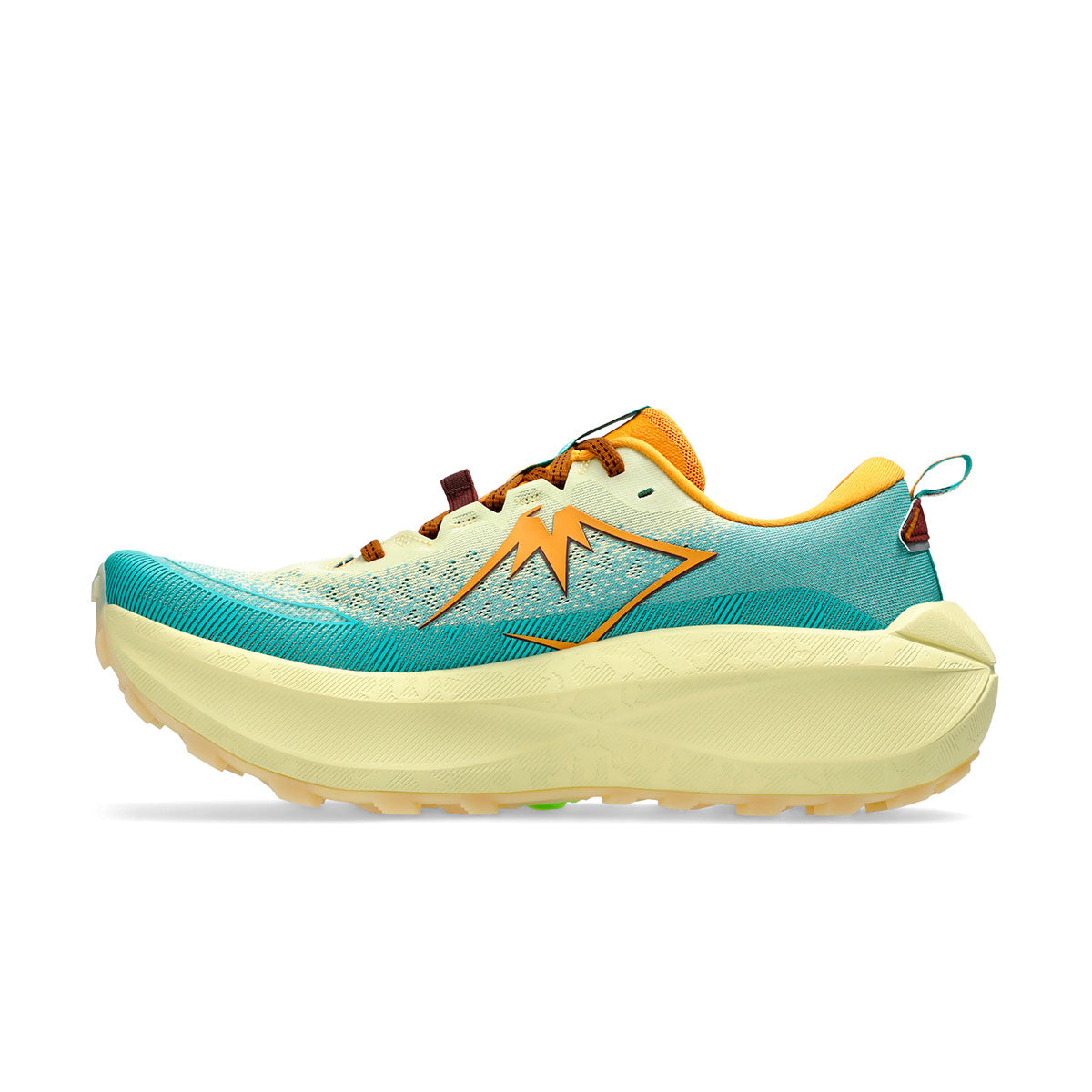 ASICS Trabuco Max 4 herre trailsko i blå og orange farver
