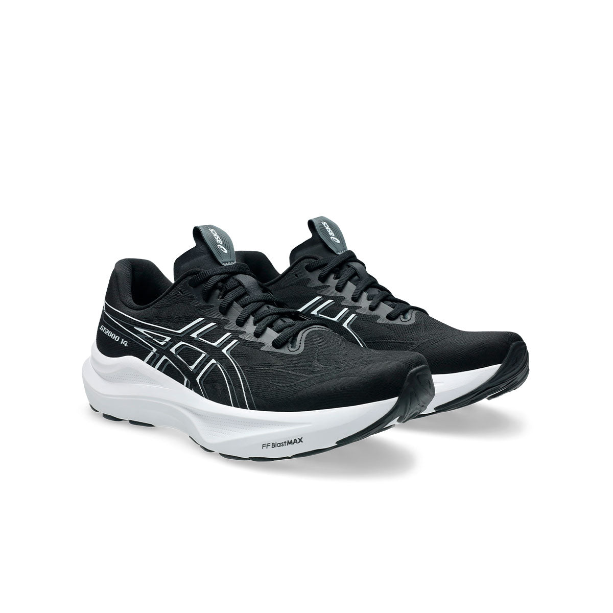 ASICS GT-2000 14 herre løbesko sort med snørebånd