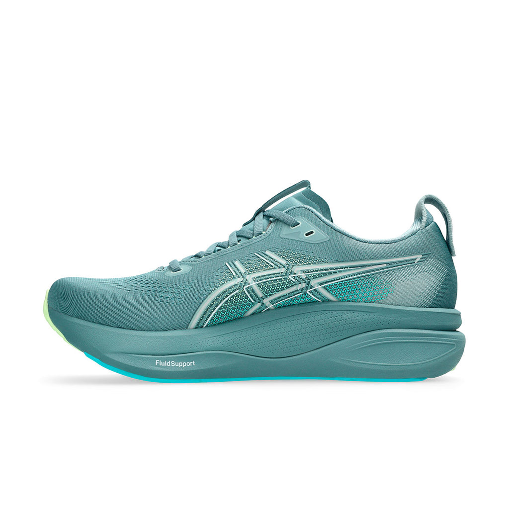 Asics Gel-Kayano 33 løbesko til mænd i turkisblå farver