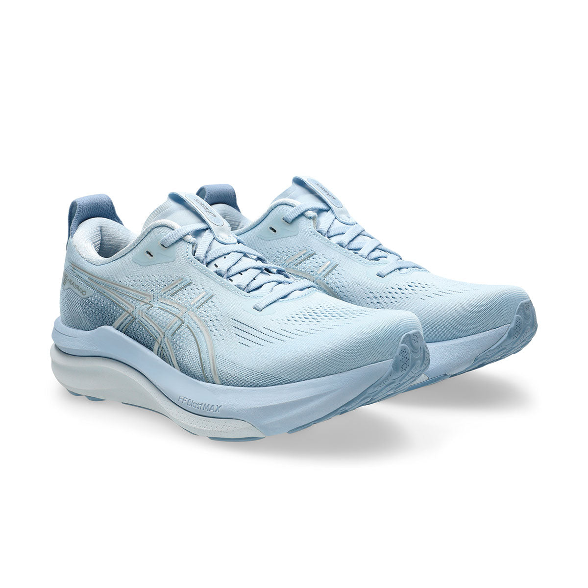 Asics Gel-Kayano 33 Dame løbesko i lyseblå med snørebånd