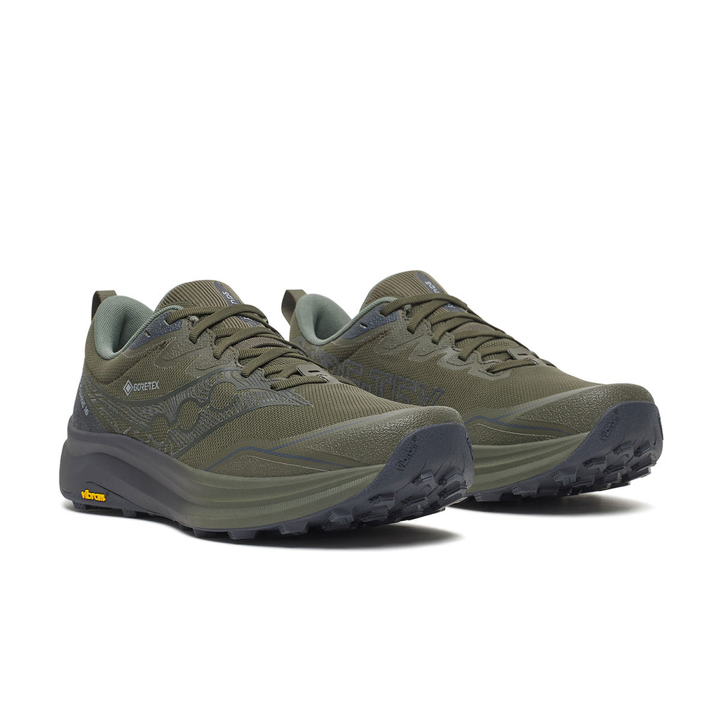 Saucony Peregrine 16 GTX herresko til trails med snørebånd