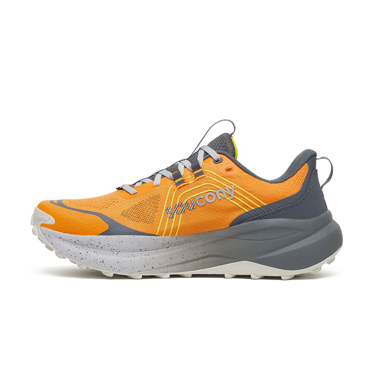 Saucony Xodus Ultra 4 herre trailsko i orange og grå