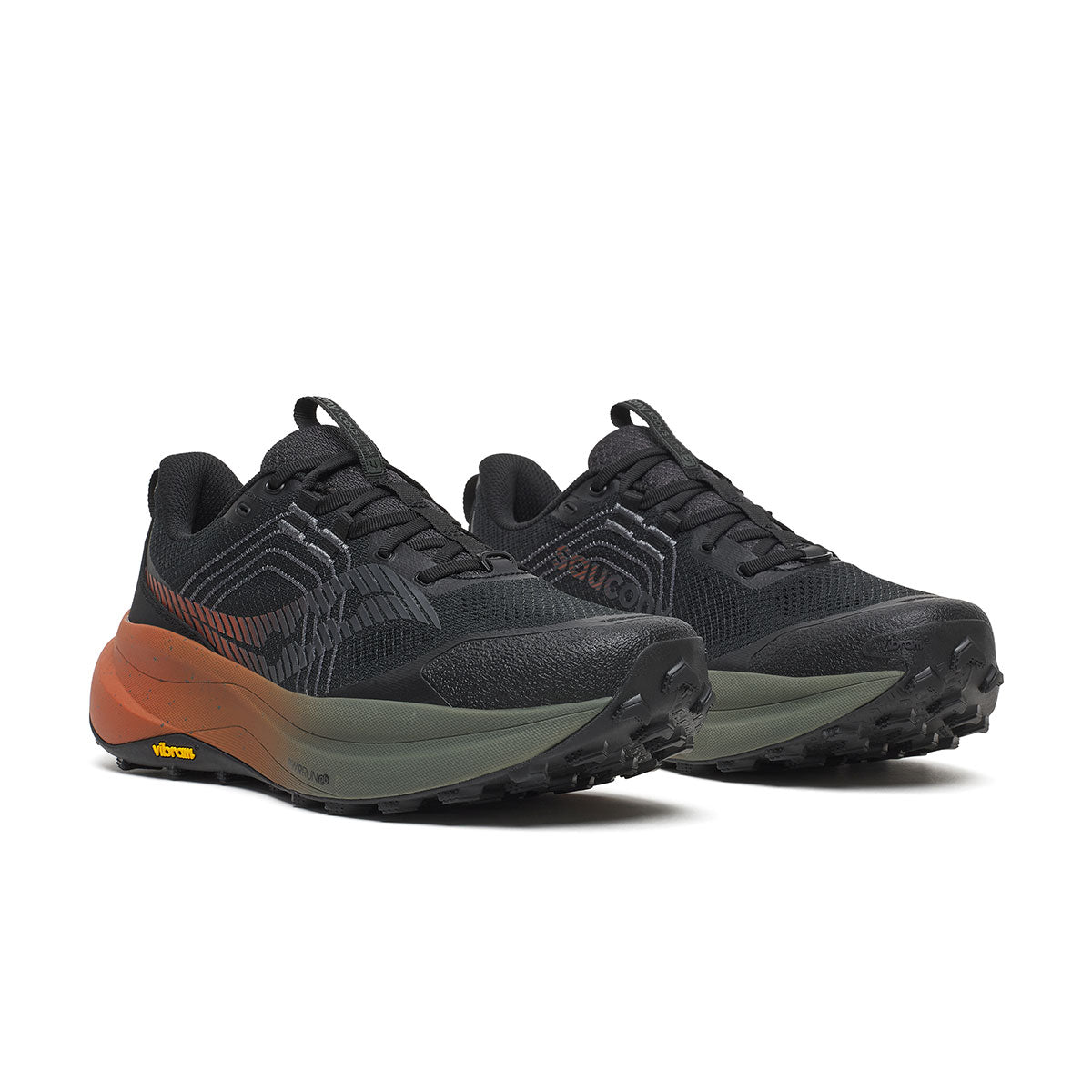 Saucony Xodus Ultra 4 trailsko til mænd med snørebånd og gummisål