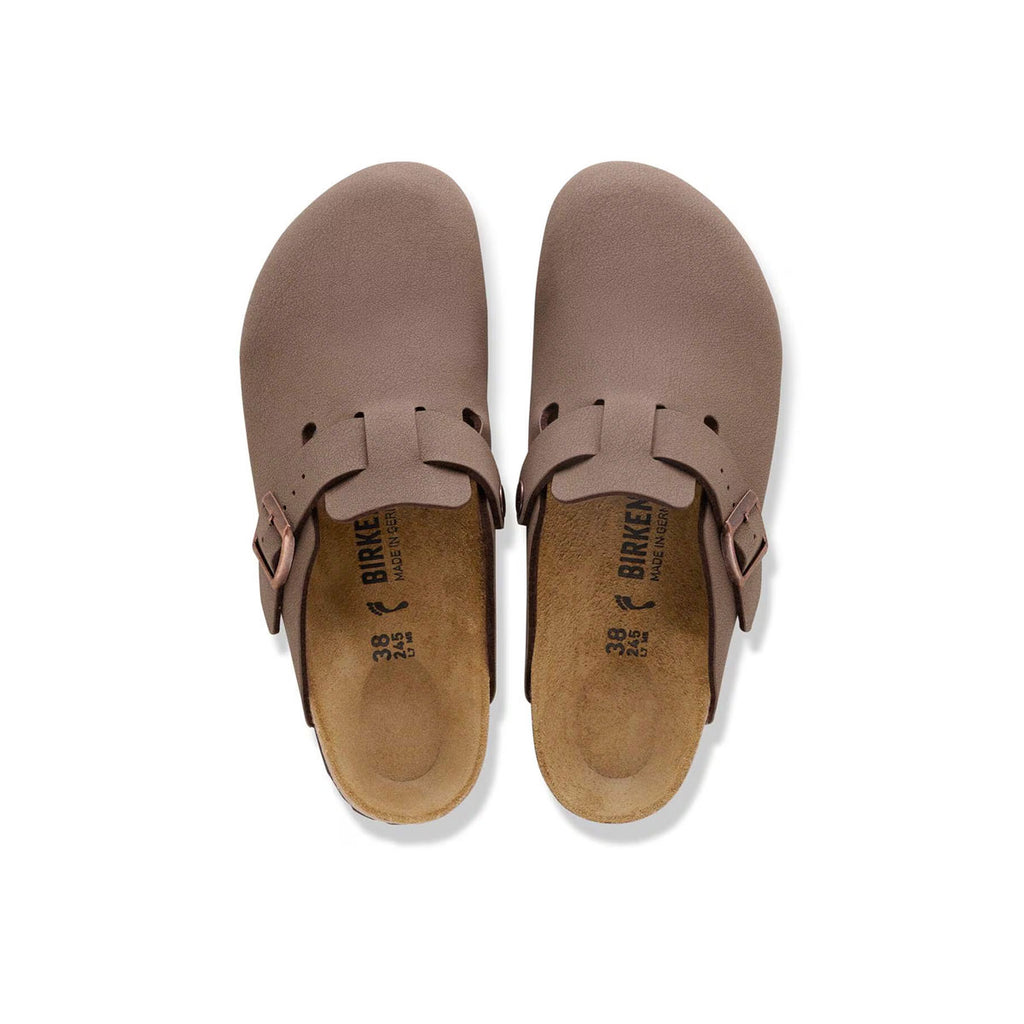 Birkenstock Boston mocca sandaler med lukket tå og justerbar rem
