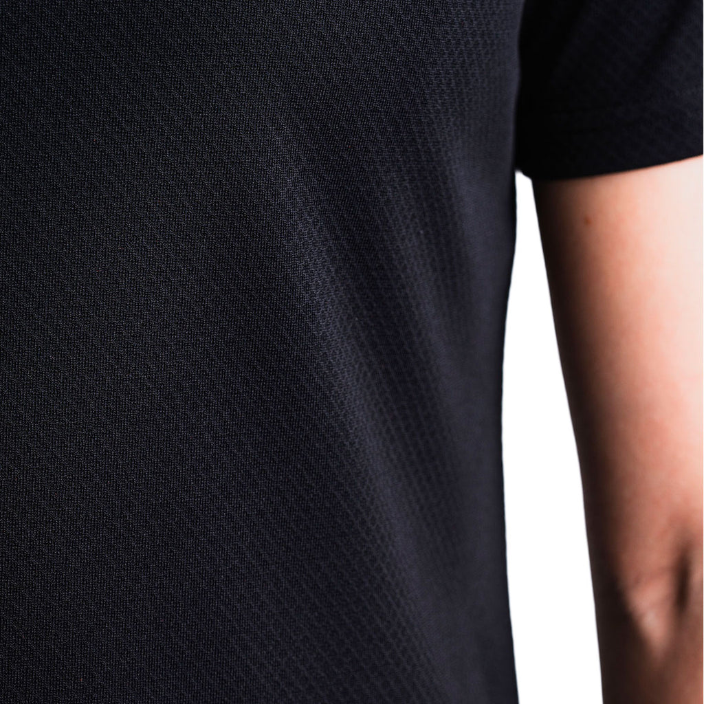 Sort FUSION TEMPO! One run T-shirt med kort ærme og logoprint