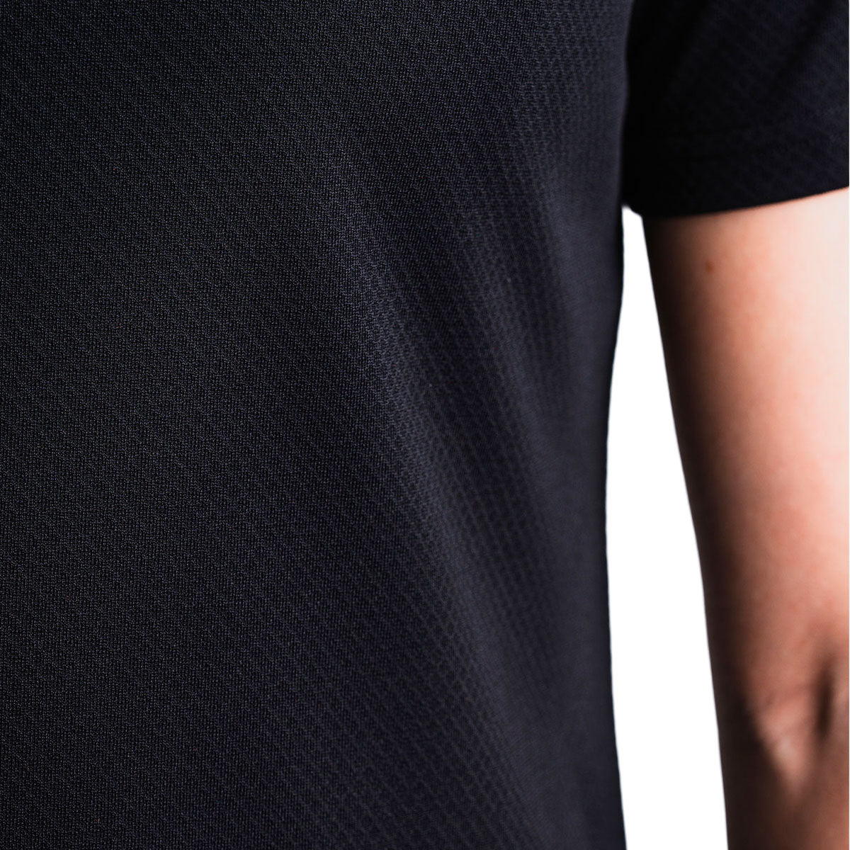 Sort FUSION TEMPO! One run T-shirt med kort ærme og logoprint