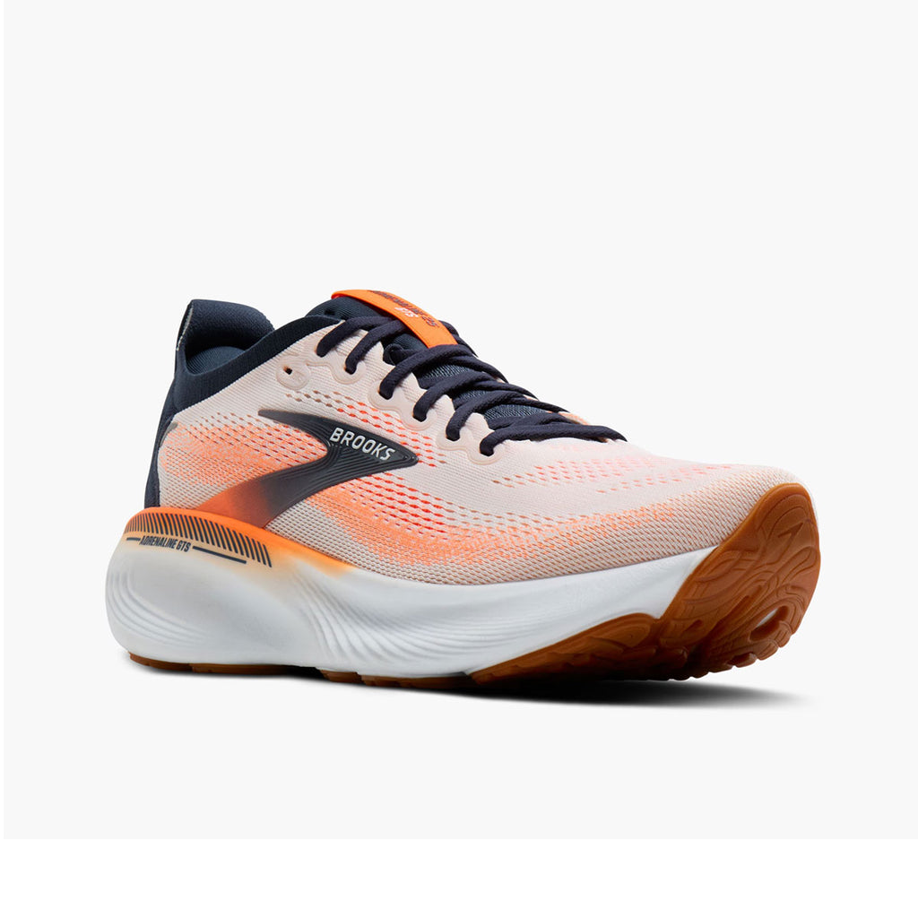 Brooks Adrenaline GTS 25 herre løbesko med orange detaljer
