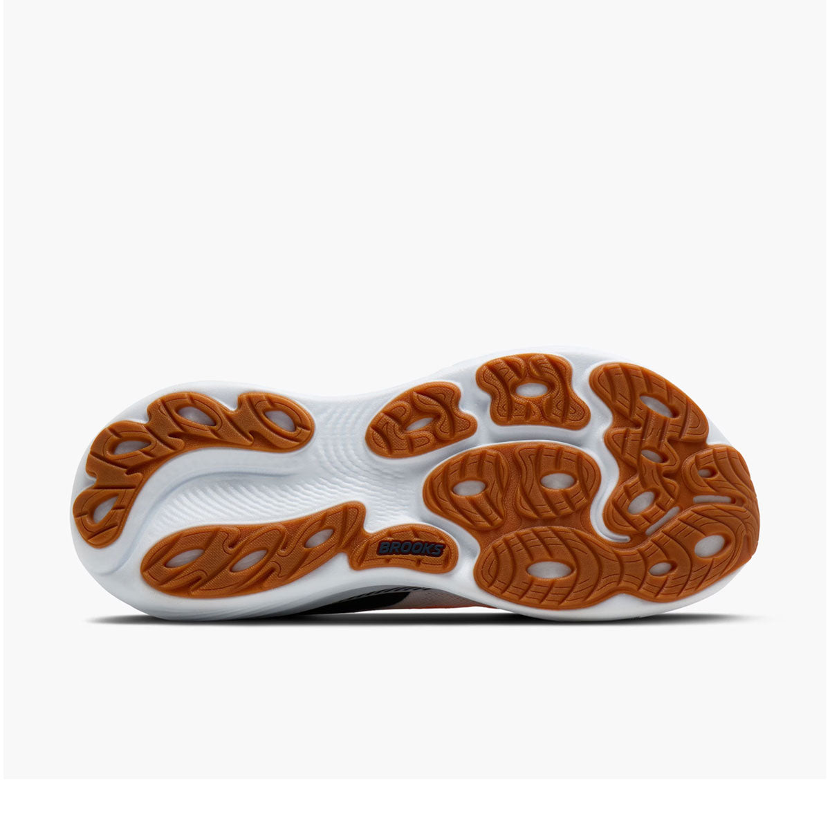 Brooks Adrenaline GTS 25 herre løbesko, slidbanesål set nedefra