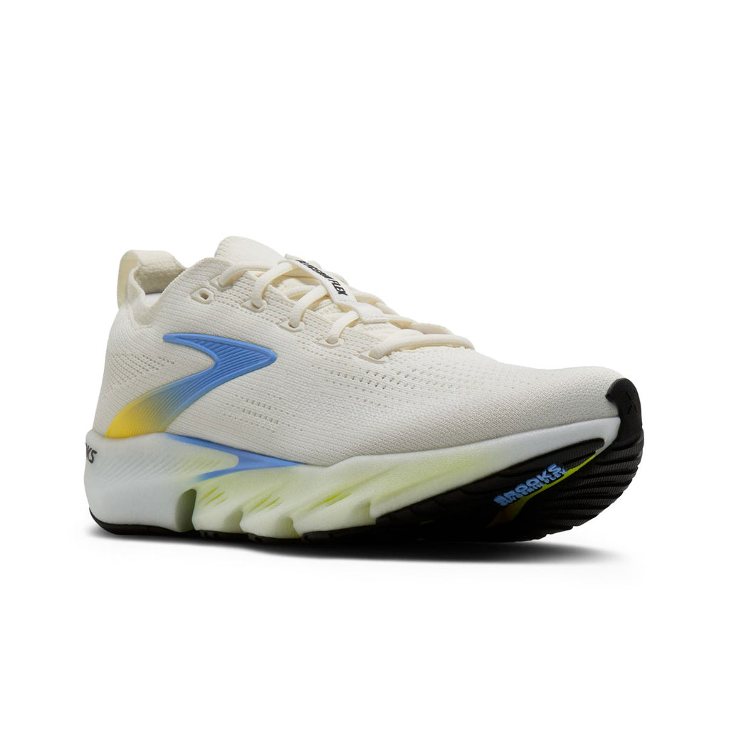 Brooks Glycerin Flex herre løbesko i hvid og blå farve