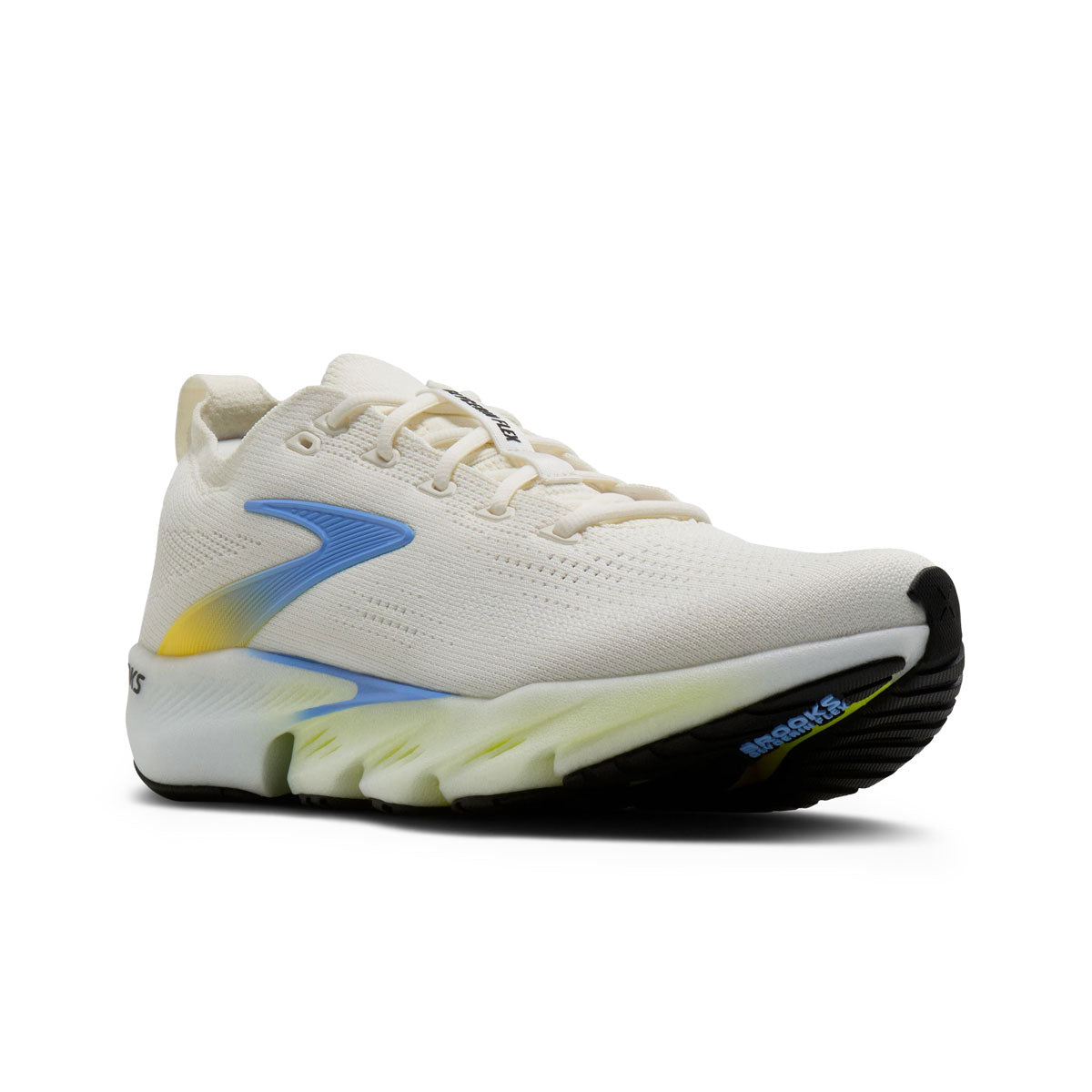 Brooks Glycerin Flex herre løbesko i hvid og blå farve