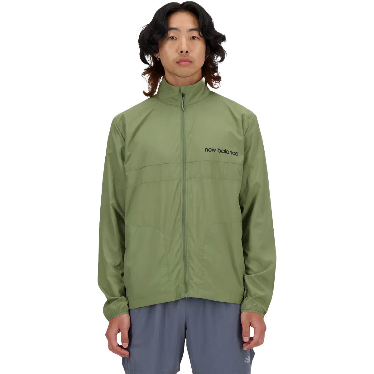 New Balance Athletics Graphic Packable Jacket Herre