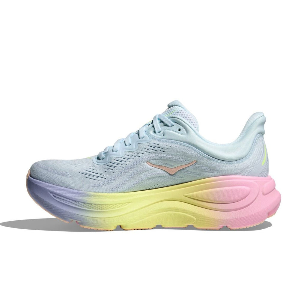 Hoka Bondi 9 Dame løbesko i lyse farver med snøre og sål