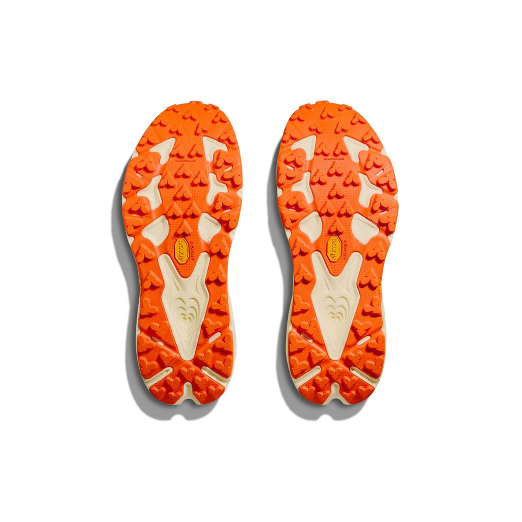 Hoka Speedgoat 7 herre løbesko sålmønster i orange