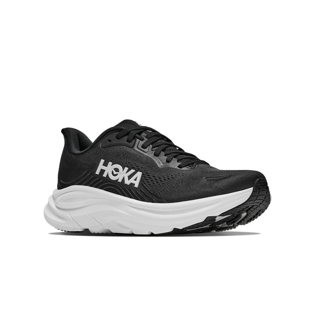 Hoka Clifton 11 Dame løbesko i sort med hvid sål